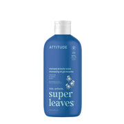 ATTITUDE Super Leaves Kid's Shampoo and Body Wash - Blueberry, 16 fl. oz.