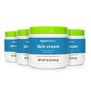 Amazon Basics Ultra Moisturizing Skin Cream for Dry & Sensitive Skin - 16oz (4 Pack)