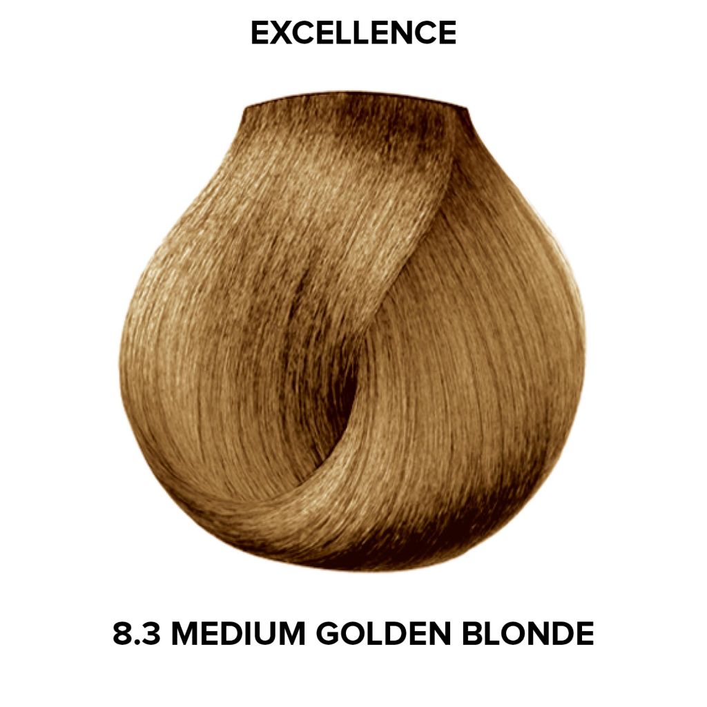 L'OREAL TECHNIQUE Excellence Crème Gray Coverage Permanent Hair Color - Medium Golden Blonde, 1.74oz.