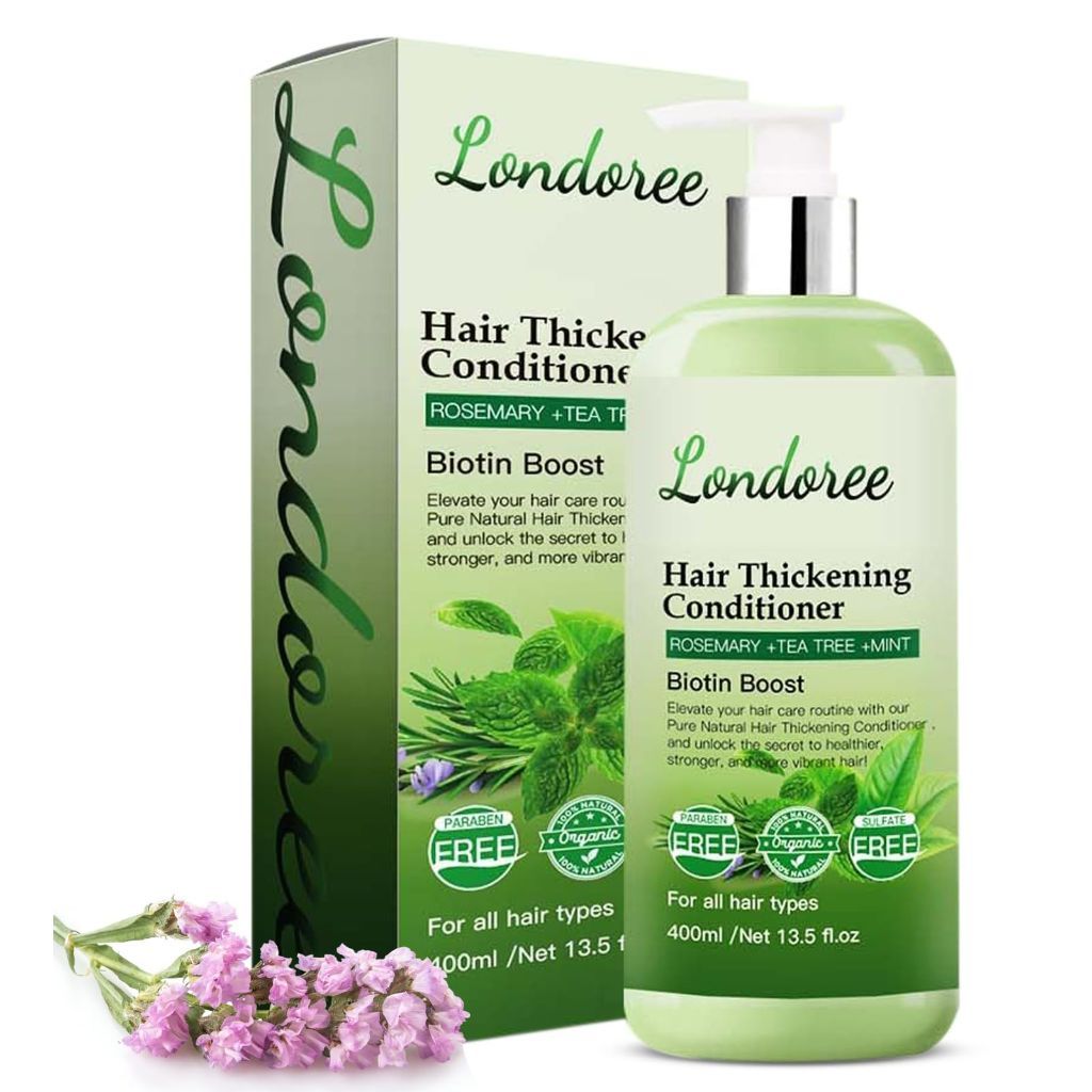 Londoree Biotin Boost Hair Thickening Conditioner w/Rosemary, Tea Tree, & Mint - 13.5 fl. o.z