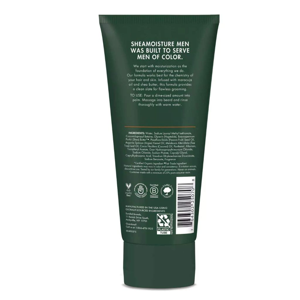SheaMoisture Beard Wash w/Maracuja Oil & Shea Butter - 6 fl. oz.