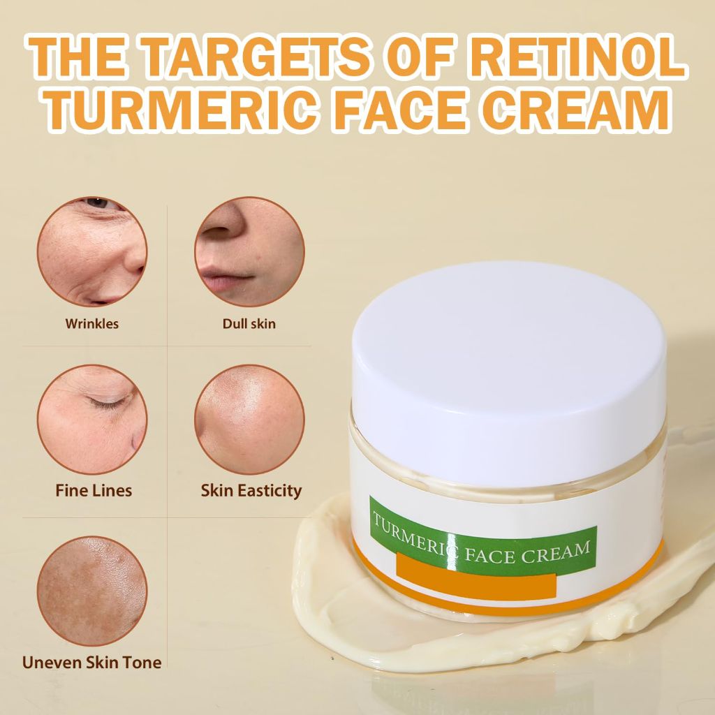 Turmeric Paraben-Free Moisturizing Face Cream - 50g