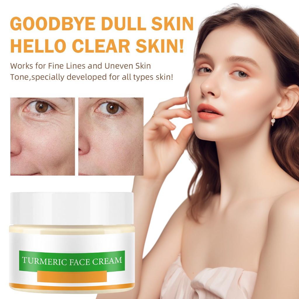 Turmeric Paraben-Free Moisturizing Face Cream - 50g