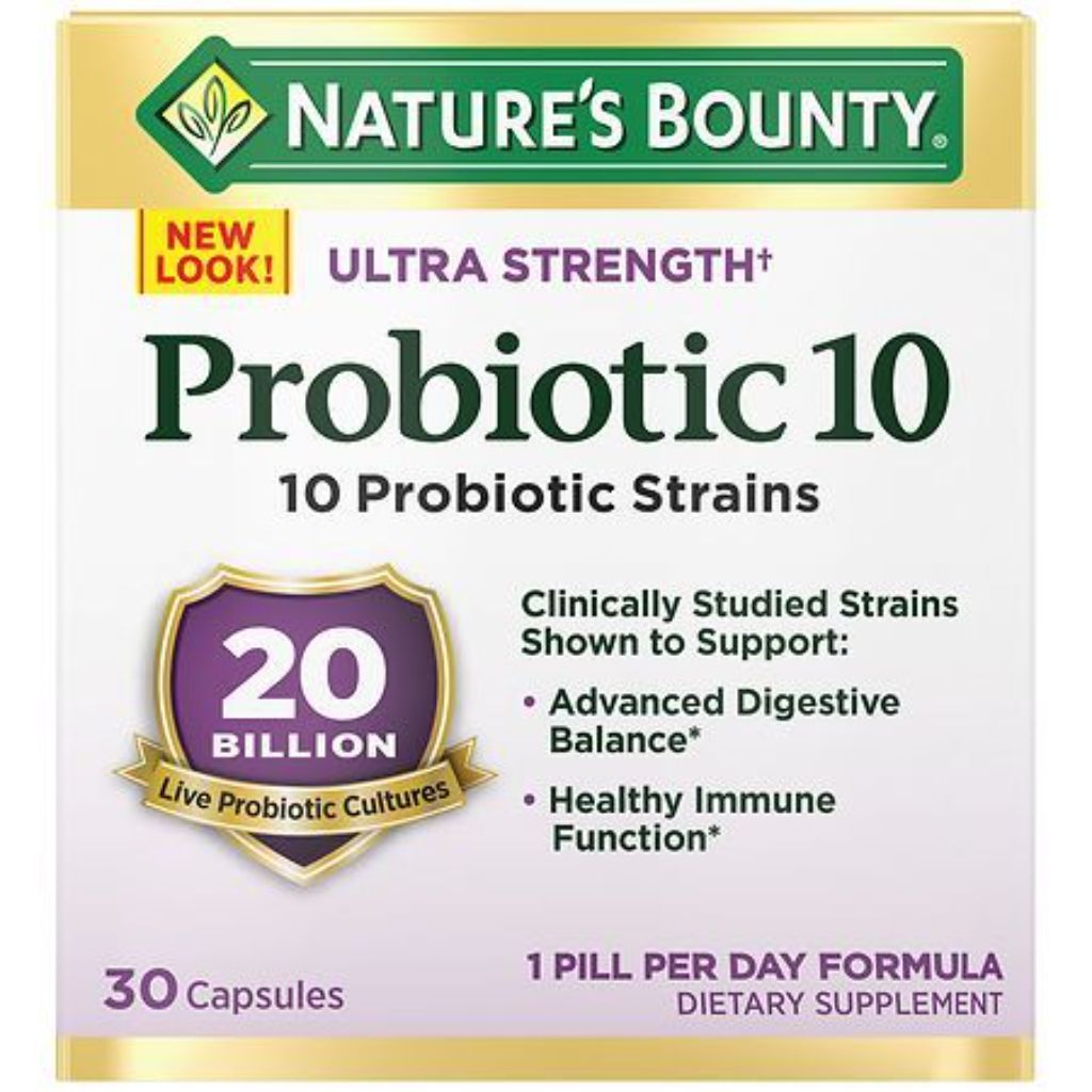 Nature's Bounty Ultra Strength Probiotic 10 - 30 capsules