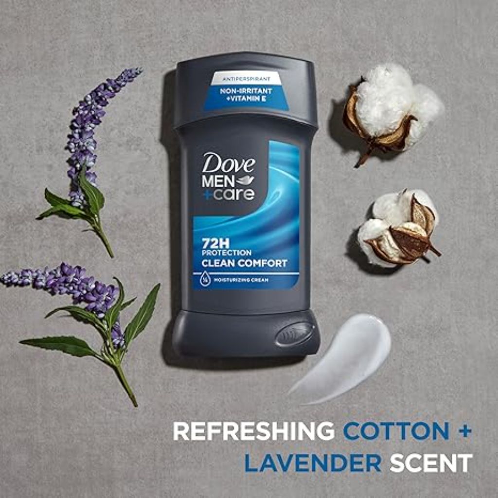Dove Men+Care Antiperspirant Deodorant Stick - Clean Comfort, 2.7oz (4 Pack)