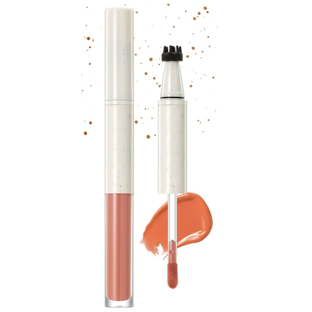 2-in-1 Liquid Face Blush Freckle Pen - #02 Light Brown + Sunset Pop