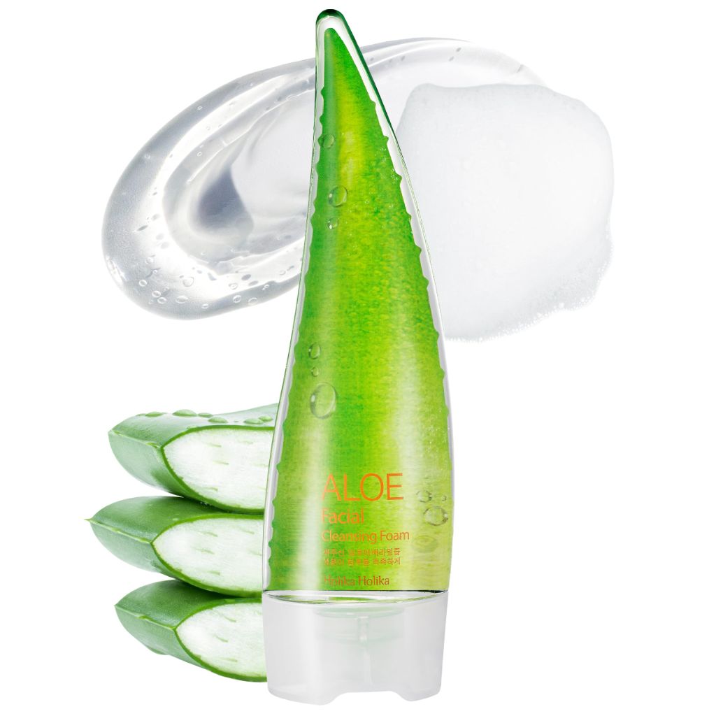Holika Holika Aloe Facial Cleansing Foam - 5.07 fl. oz.