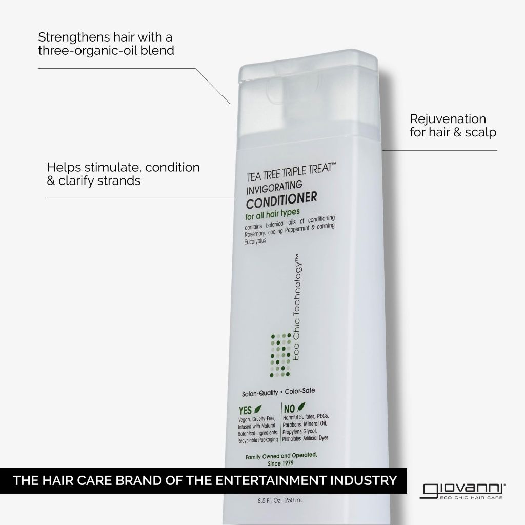Giovanni Tea Tree Triple Treat Invigorating Conditioner - 24 fl. oz.