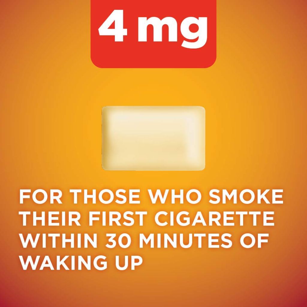 Amazon Basic Care Nicotine Polacrilex Coated Gum 4 mg (nicotine) - Cinnamon, 160 Count