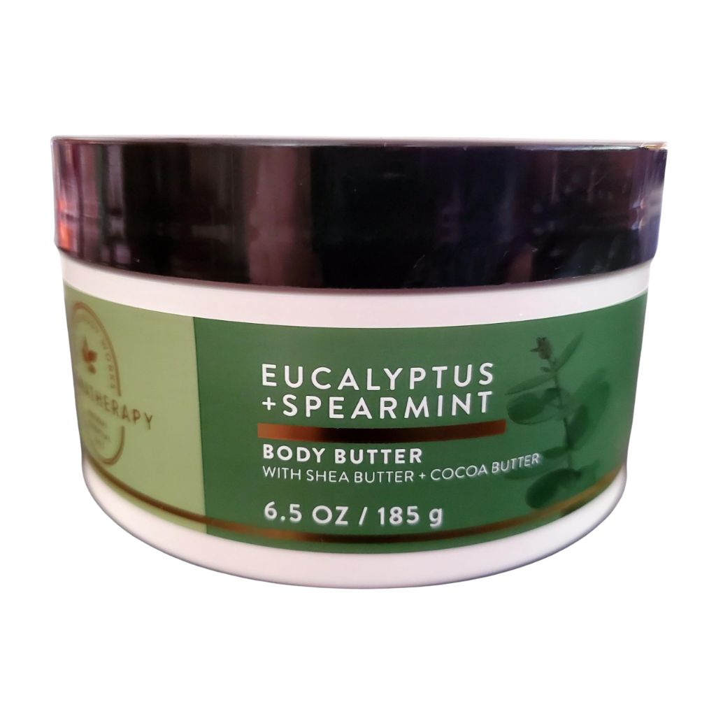 Bath and Body Works Aromatherapy Body Butter - Eucalyptus Spearmint, 6.5 oz.