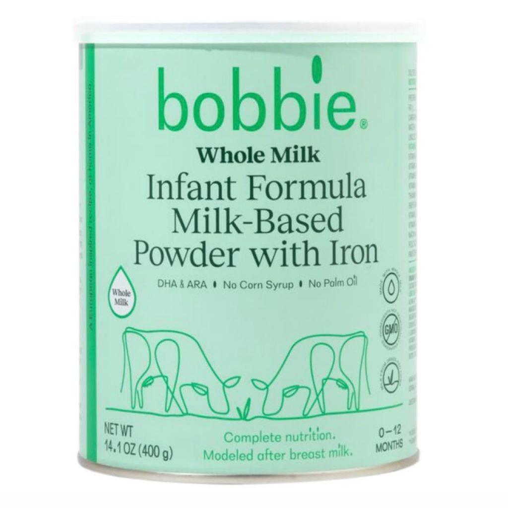 Bobbie Whole Milk-Based Infant Formula Powder w/Iron - 14.1oz