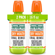 TheraBreath Dry Mouth Oral Rinse - Tingling Mint, 16 fl. oz. (2 Pack)