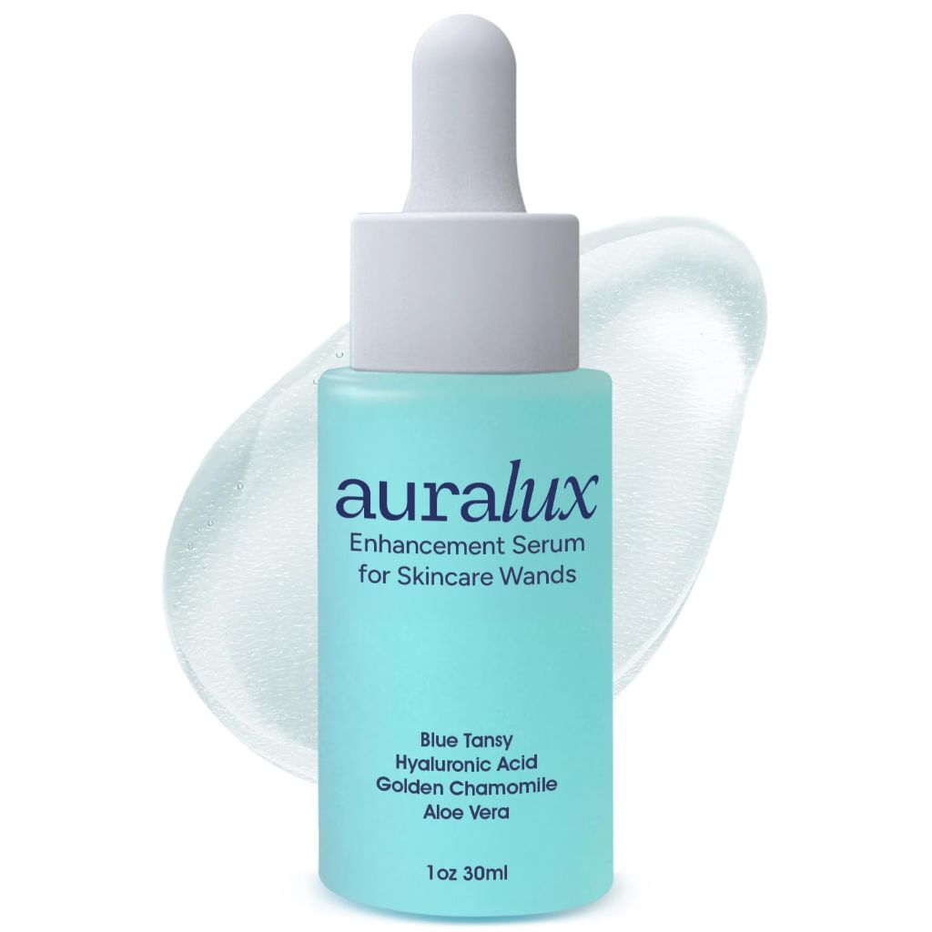 Auralux Blue Tansy Red Light Therapy Activation Serum for Face and Neck - 1 fl. oz.