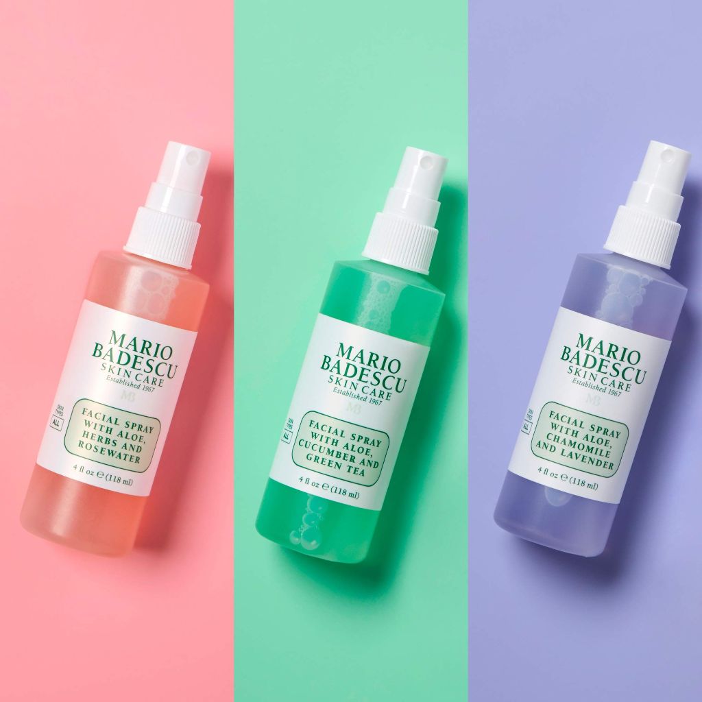 Mario Badescu Facial Spray Trio: Cucumber, Rose, Lavender - 4 fl. oz. ea.