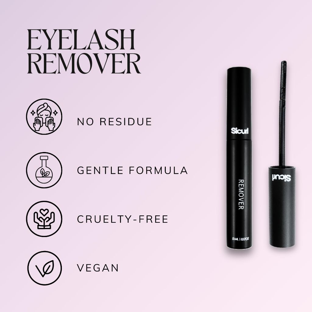Sicurl Lash Remover for Extensions Infused with Rose Geranium Oil - 0.17 fl. oz.