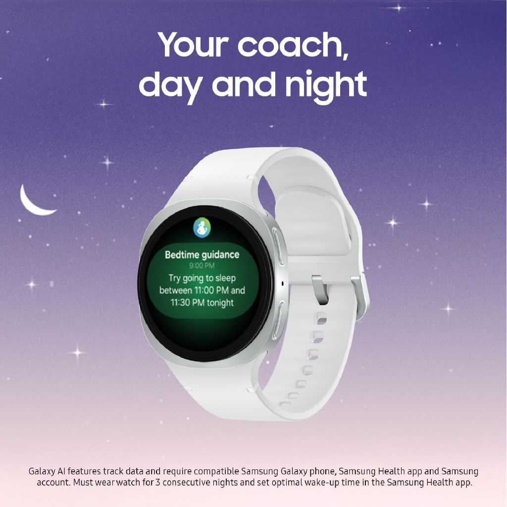 Samsung Galaxy Watch 8 (2025) 40mm Bluetooth Smartwatch - White