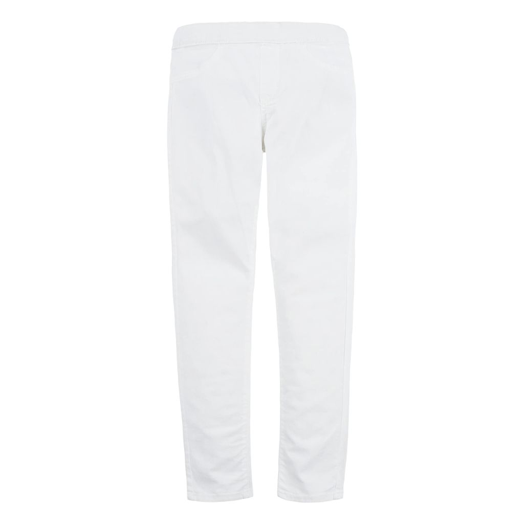 Levi's Girls' Skinny Fit Pull On Jeggings - White, Size 14