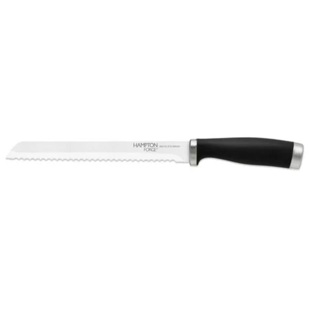 Hampton Forge Epicure 8" Black Bread Knife