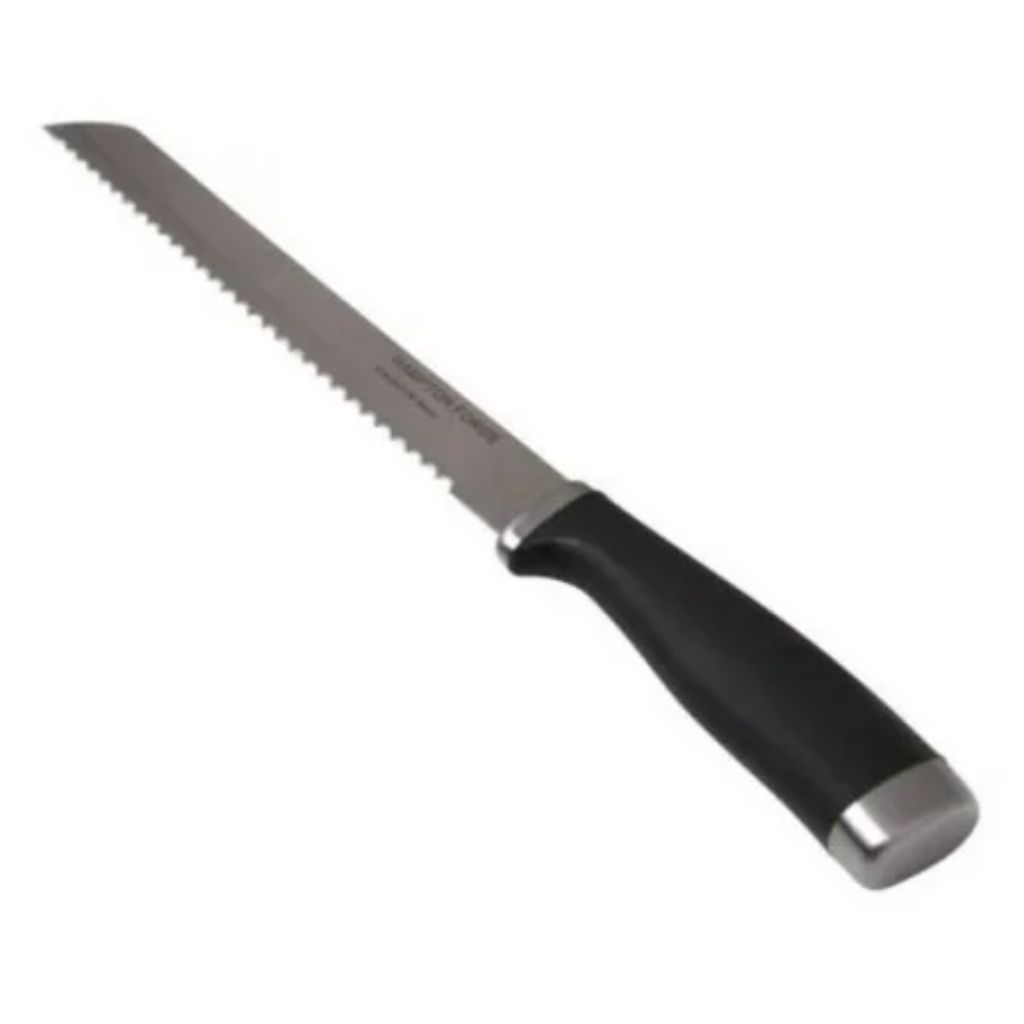 Hampton Forge Epicure 8" Black Bread Knife
