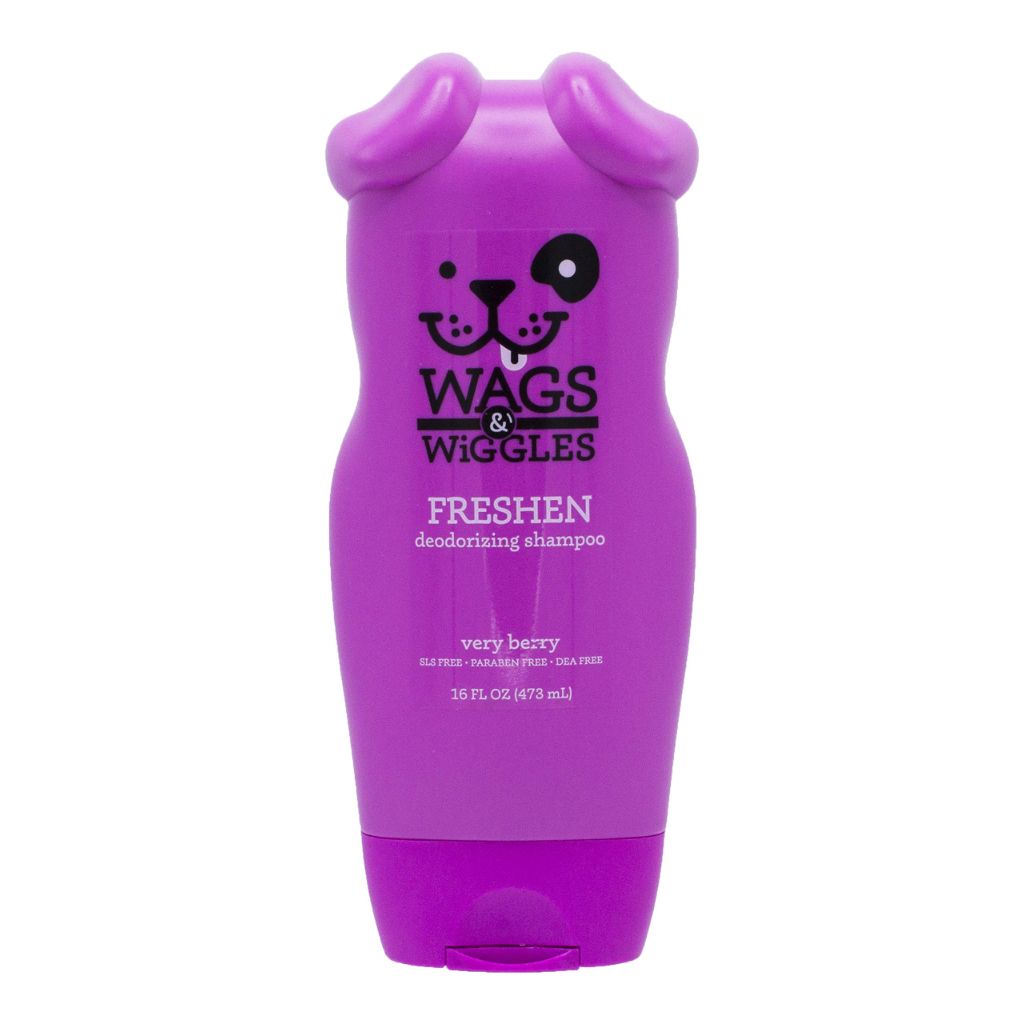 Wags & Wiggles Freshen Deodorizing Dog Shampoo - Very Berry, 16 fl. oz.