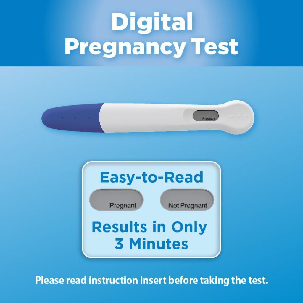 Amazon Basic Care Digital Pregnancy Test (2 Pack)