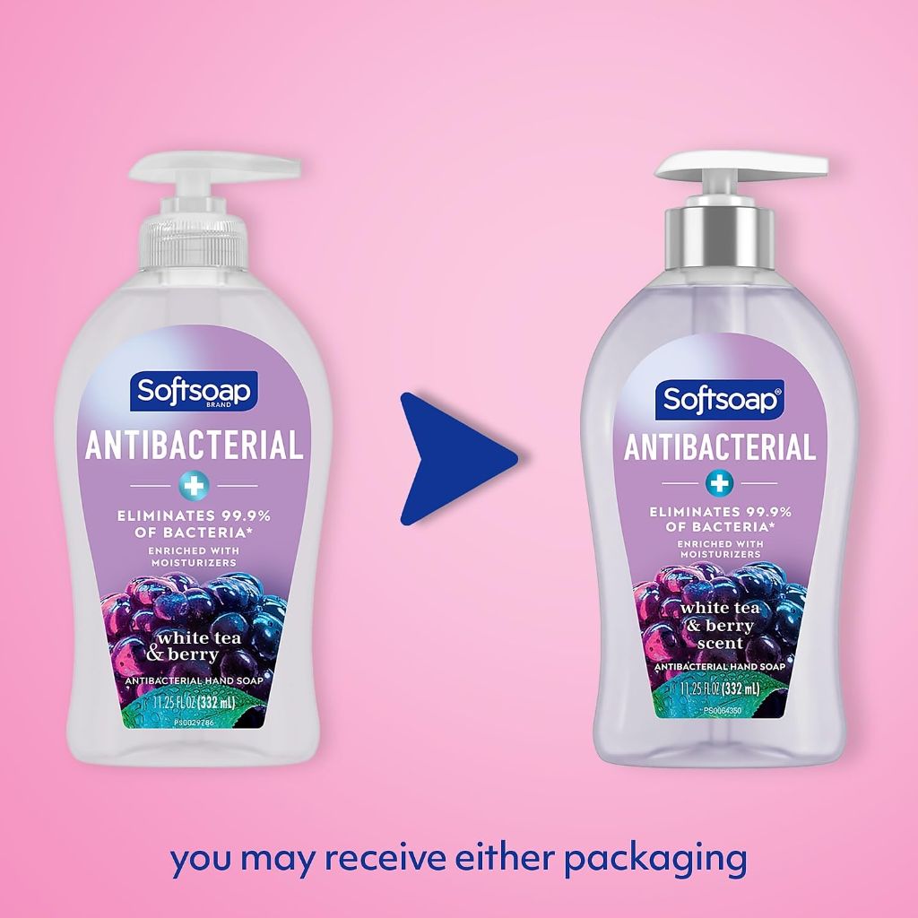 Softsoap Antibacterial Liquid Hand Soap - White Tea and Berry, 11.25 fl. oz.