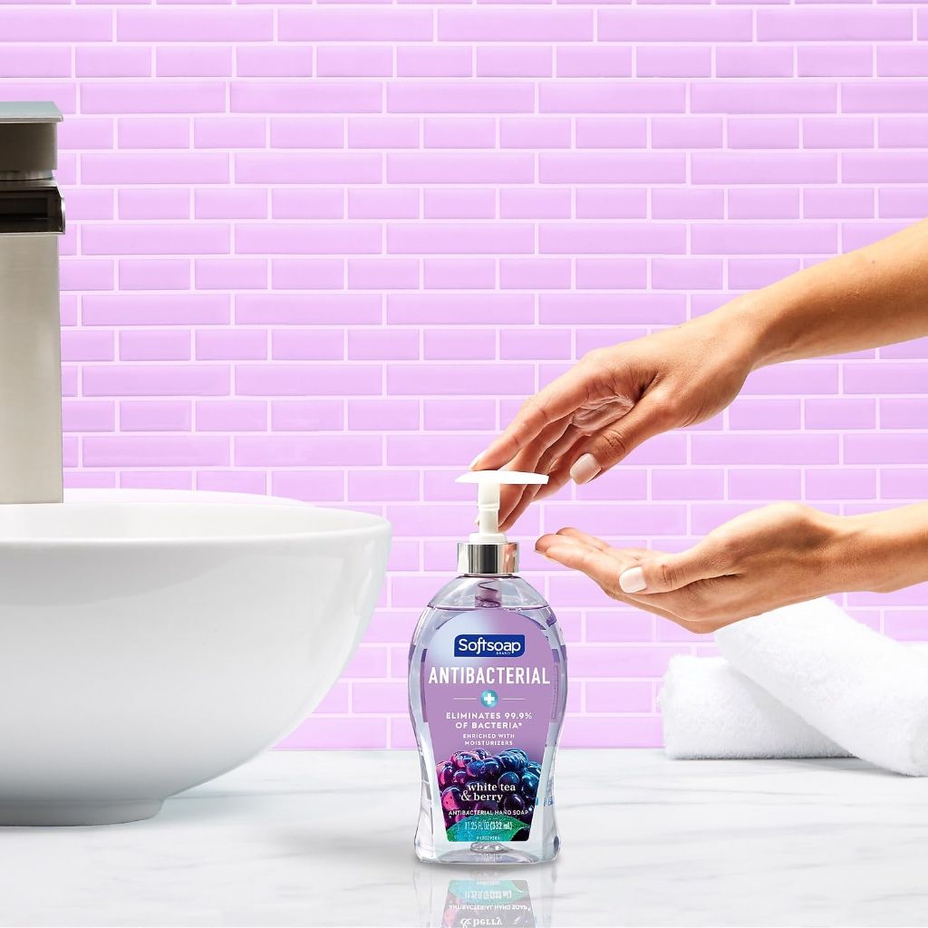 Softsoap Antibacterial Liquid Hand Soap - White Tea and Berry, 11.25 fl. oz.