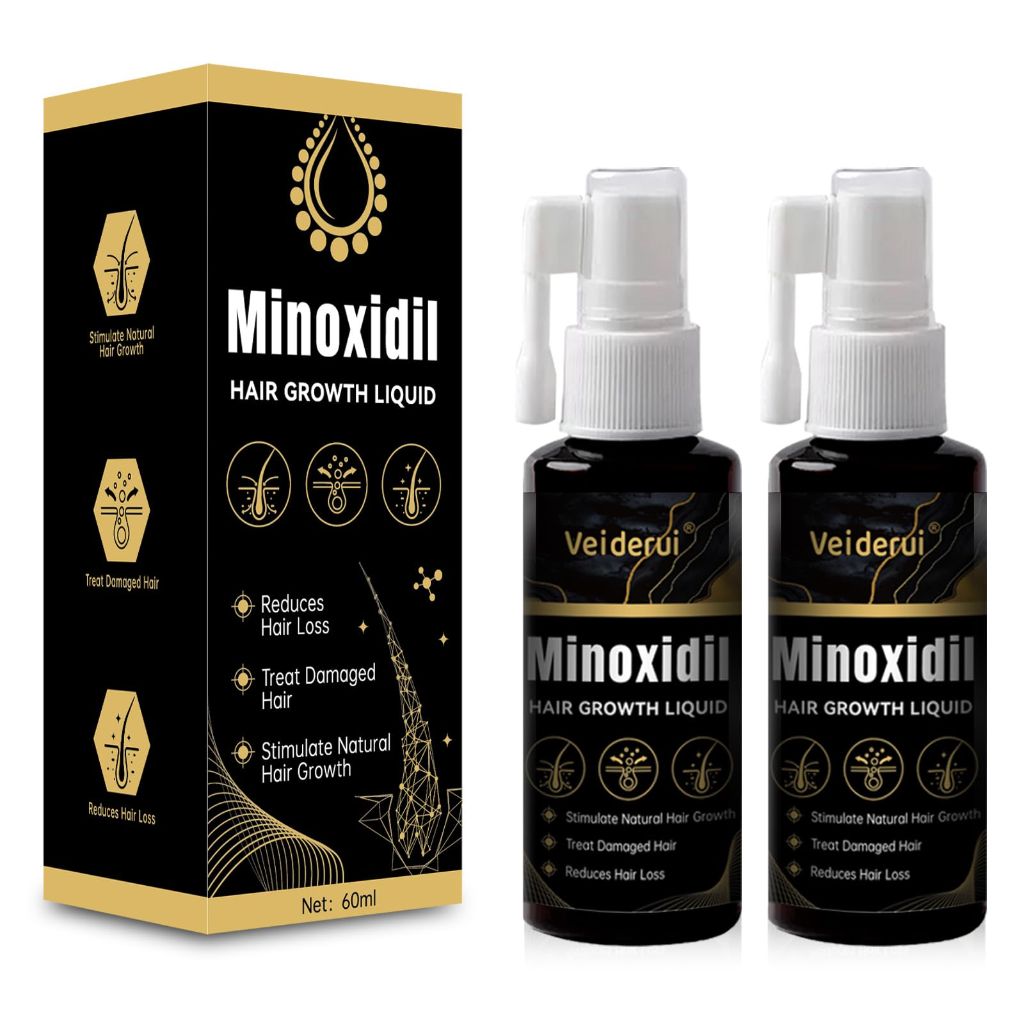 Minoxidil Hair Growth with Biotin 5%: Minoxidil - 4 fl. oz. (2 Pack)