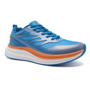 OrthoComfoot Men's Orthopedic Walking Shoes - Blue, Size 10.5