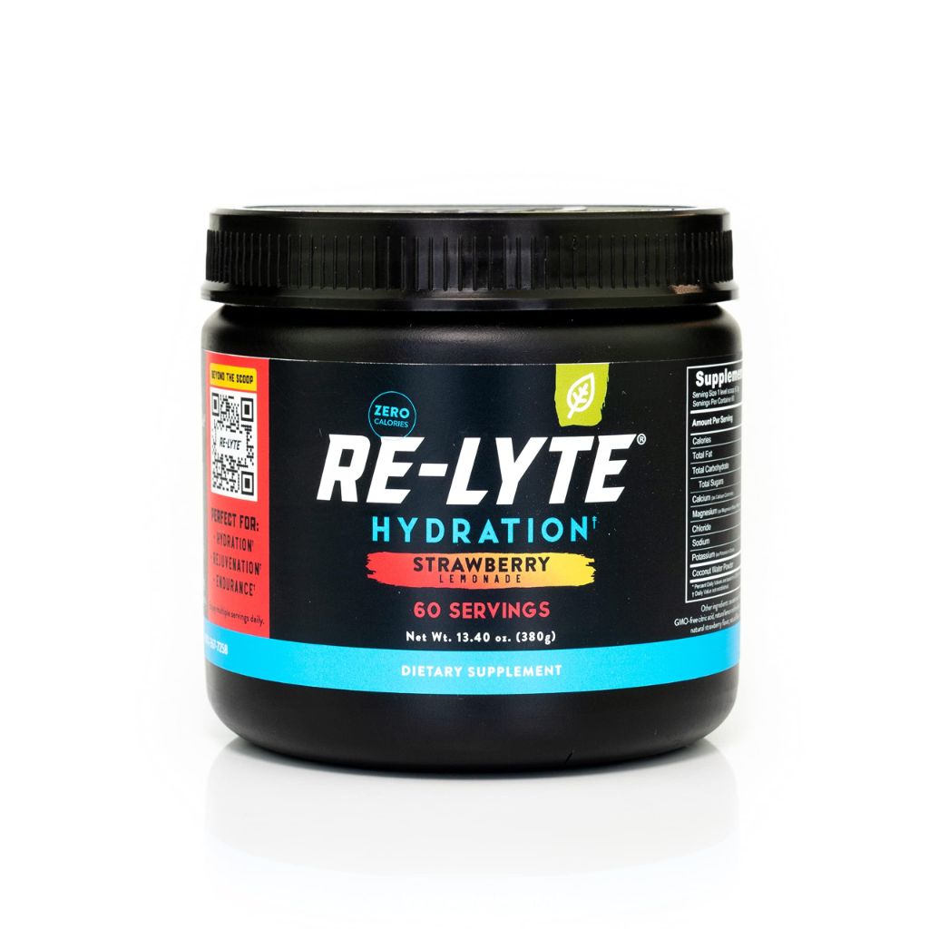 REDMOND Re-Lyte Hydration Electrolyte Powder Mix - Strawberry Lemonade, 60svgs.
