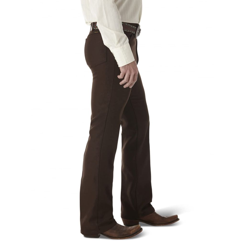 Wrangler Men's Regular Fit Dress Jeans - Brown, 44W x 30L
