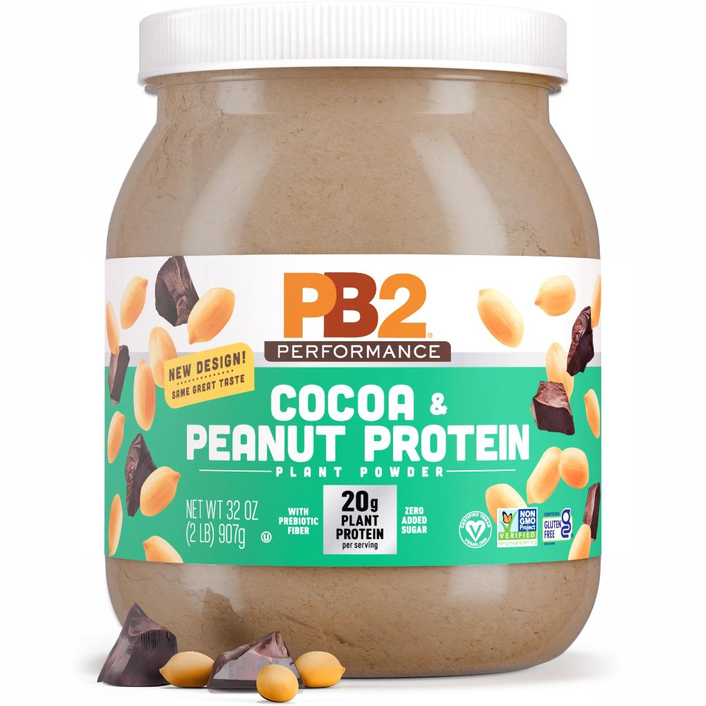 PB2 Performance Plant-Based Cocoa & Peanut Protein Powder, 2lb.
