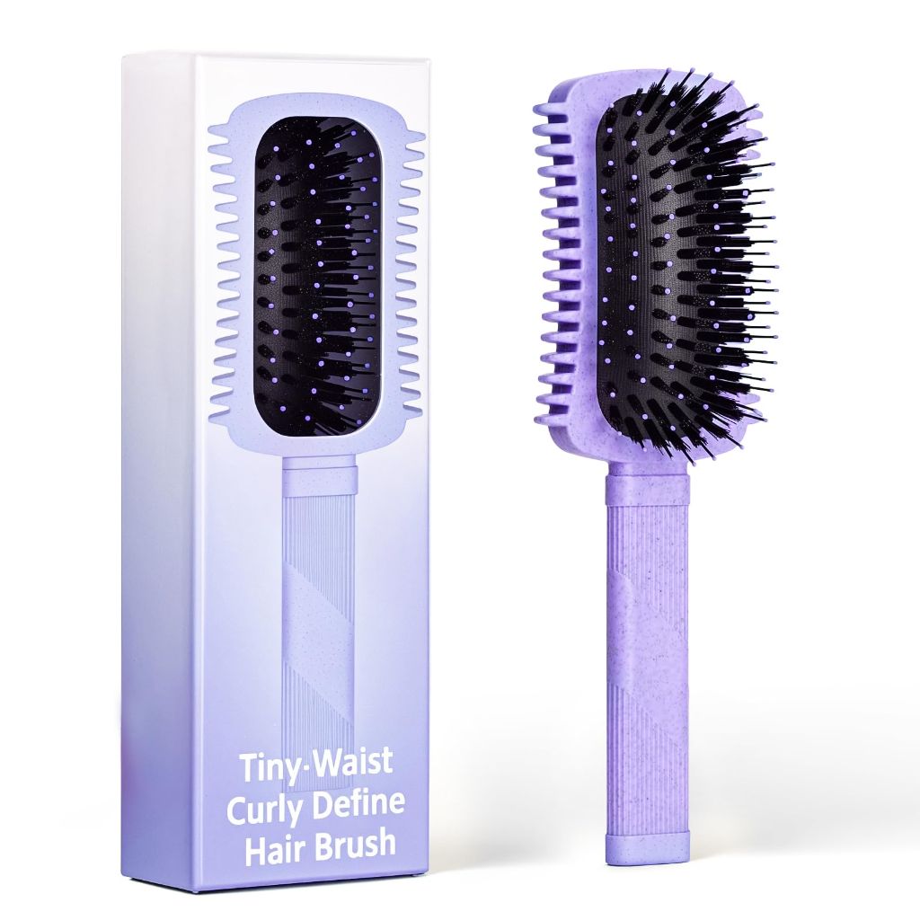 Tiny-Waist Curl Defining Hair Brush - Purple