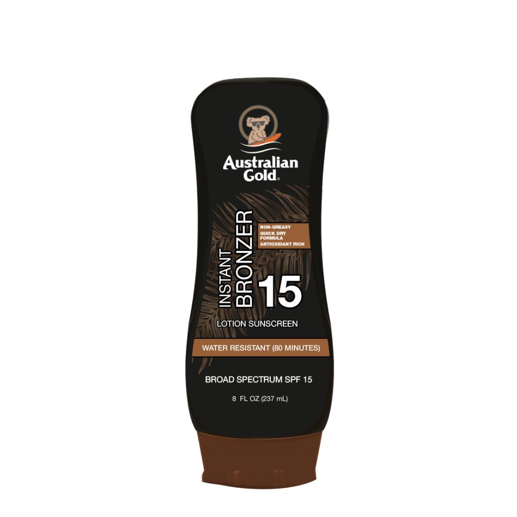 Australian Gold Sunscreen Lotion with Instant Bronzer SPF 15 - 8 fl. oz.