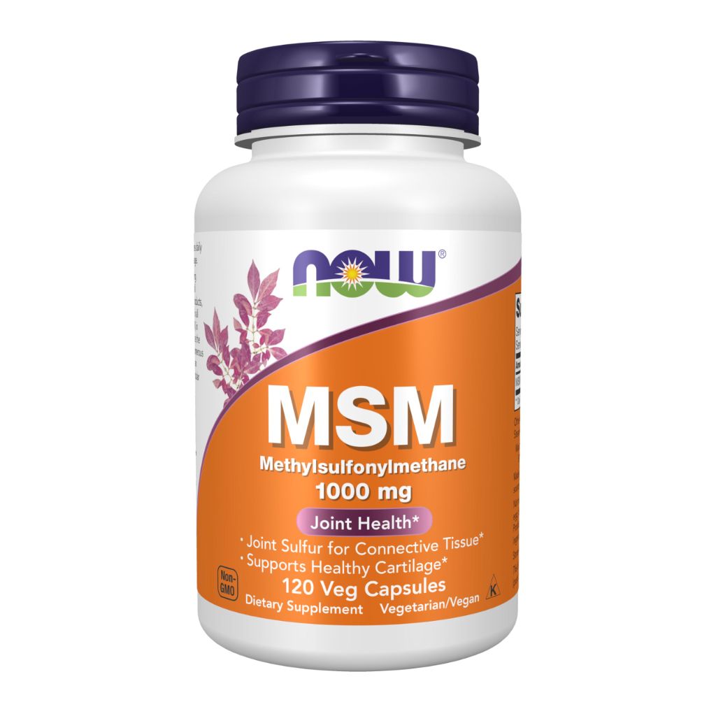 Now Foods MSM 1000mg - 120 Capsules