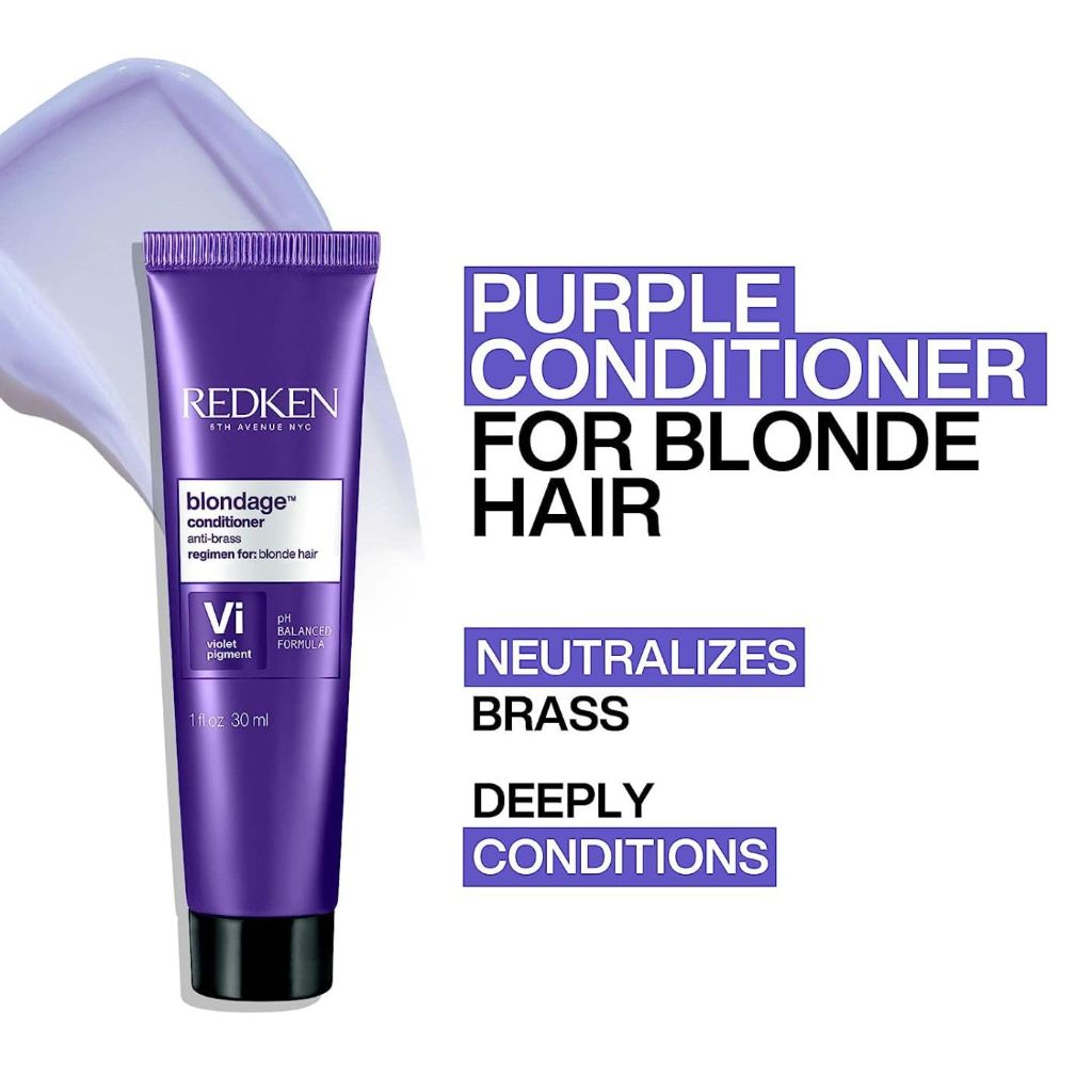 Redken Blondage Color Depositing Purple Conditioner - 1 fl. oz.