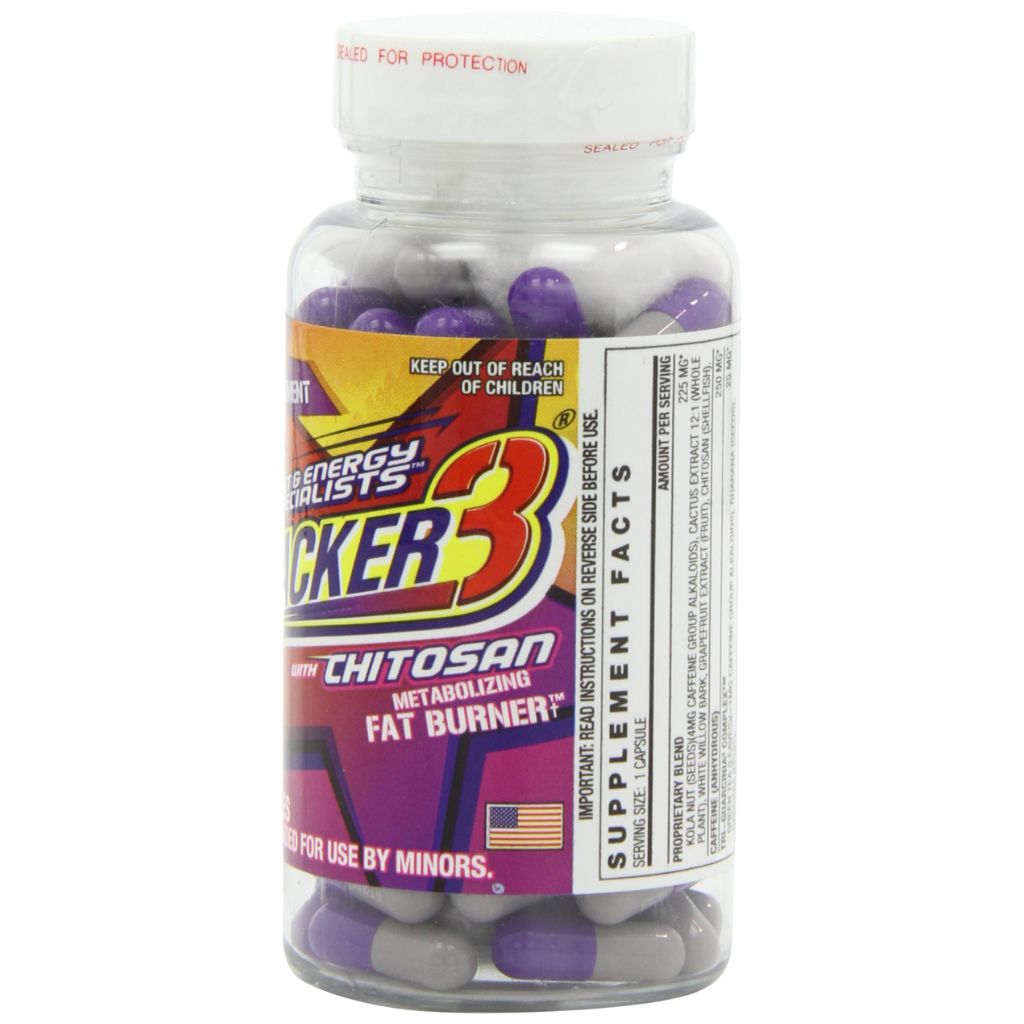 Stacker 3 Metabolizing Fat Burner with Chitosan - 100 Capsules