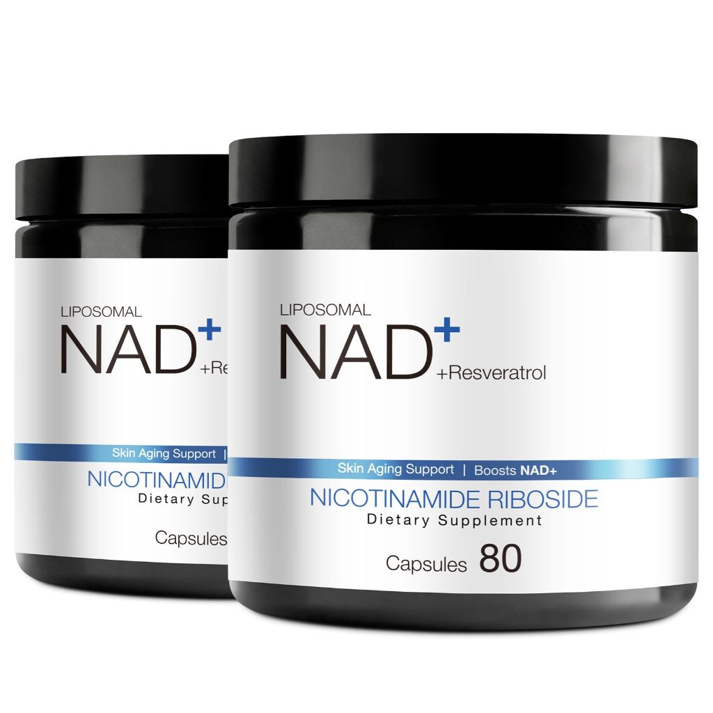 DUCRKACS NAD Nicotinamide Riboside Resveratrol 1000mg - 160 Count (2 Pack)
