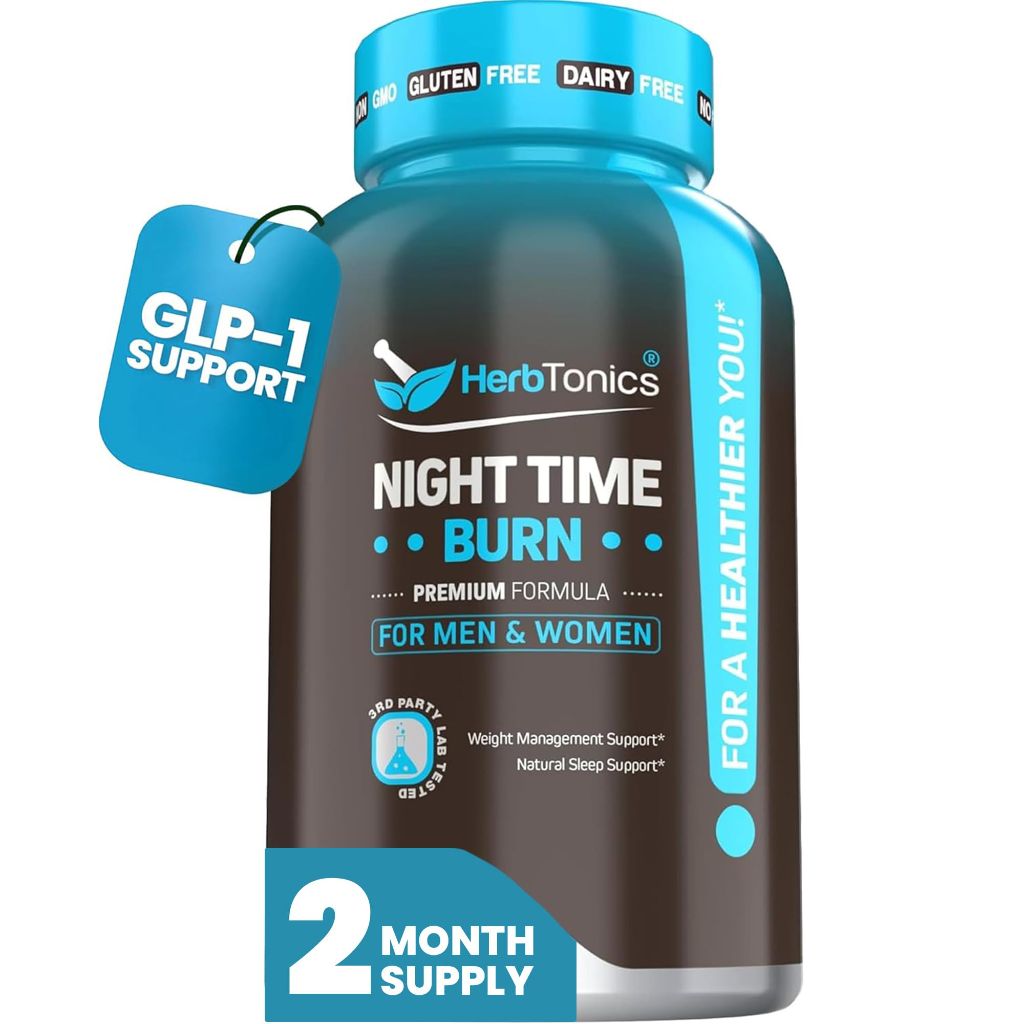 Herbtonics Night Time Burn & Sleep Complex - 60 Capsules