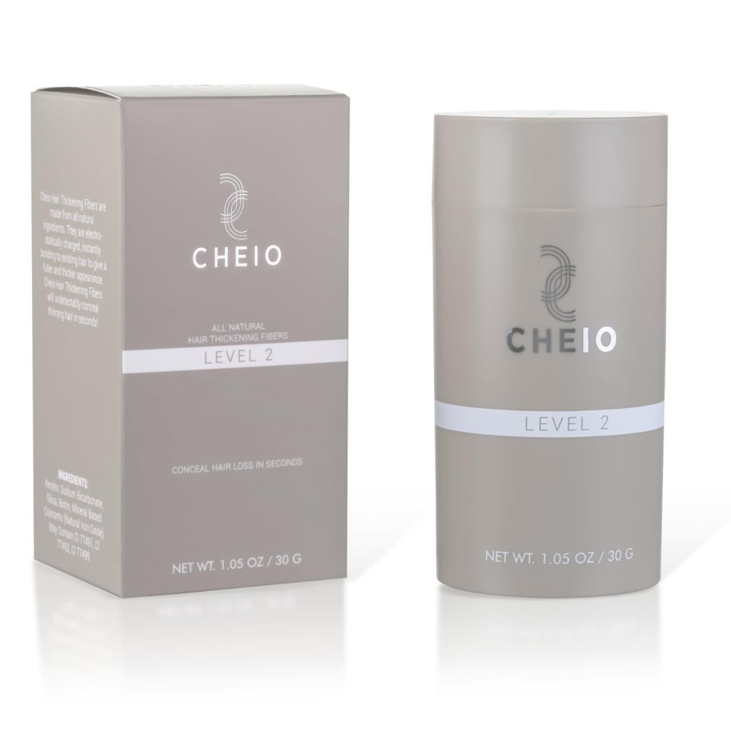Cheio Hair Thickening Fibers - Level 2 (Black)