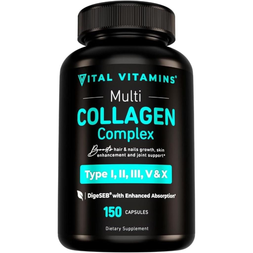 Vital Vitamins Multi Collagen Complex Capsules - 150 Count