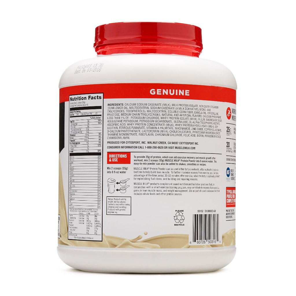 Cytosport Muscle Milk, Vanilla (5lb)