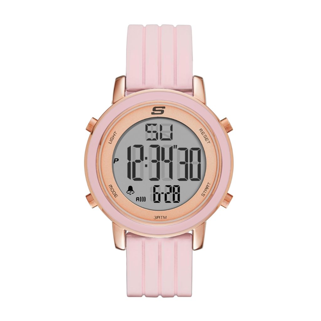 Skechers Women's Westport Digital Chronograph Watch, Color: Rose Gold, Blush Pink (Model: SR6205)