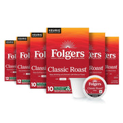 Folgers Classic Roast Keurig K-Cup Coffee Pods, 60ct.