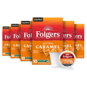 Folgers Buttery Caramel Keurig K-Cup Coffee Pods, 60ct.