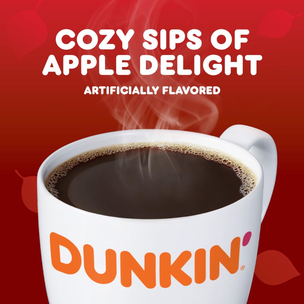 Dunkin’ Apple Cider Donut Flavored Keurig K-Cup Coffee Pods, 60ct.