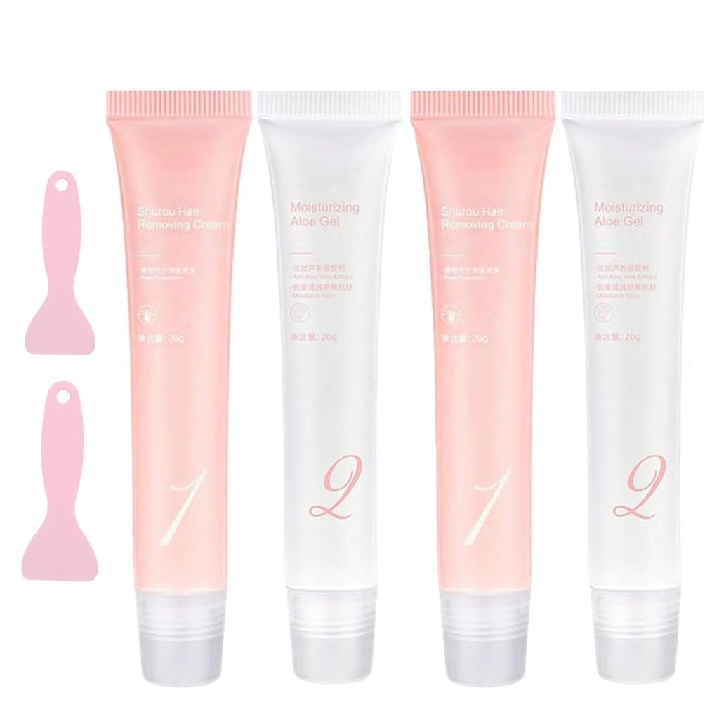 Auures Moisturizing Hair Removal Gel w/Scraper - 2 Kits