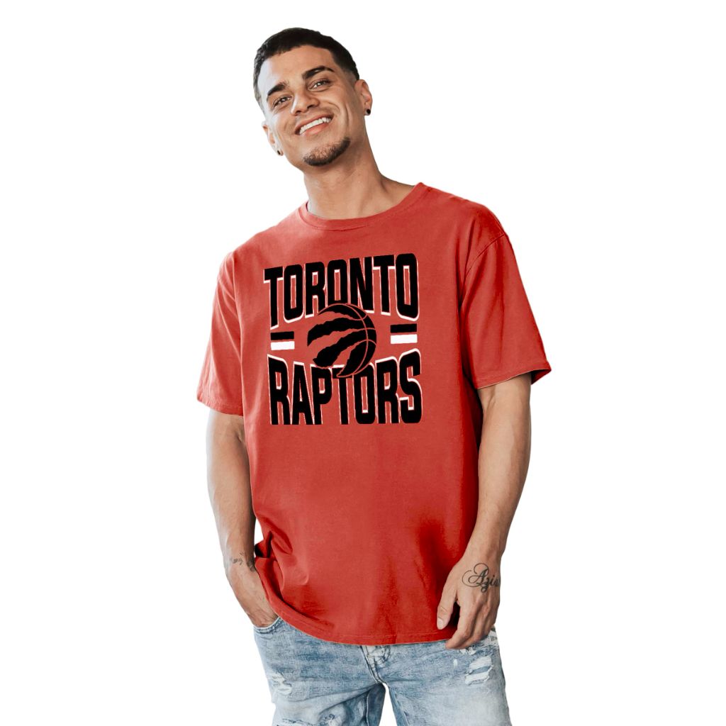 Blue 84  NBA Officially Licensed Adult T-Shirt, Toronto Raptors, Large