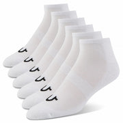 True Religion Men'Half Cushion Low Cut Socks  - White, Shoe Size 8-12.5 (6 Pairs)