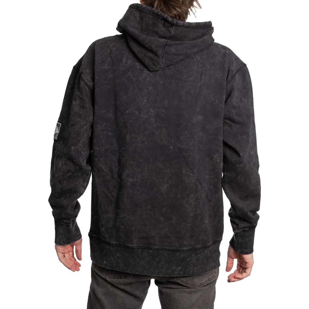 Calhoun Adults NHL Surf & Skate Acid Wash Pullover Hoodie - Minnesota Wild, Gray (XXL)